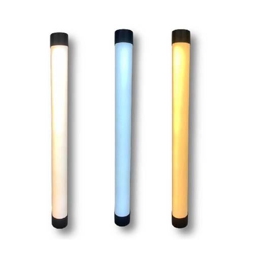 LIGHT 360 degrees, a column with three different lights, and a strong magnet installation