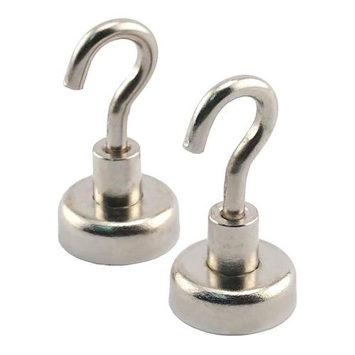 SMALL MAGNET HOOK - Strong magnetic hook 
 - Made of stainless steel - Bear normal household weights