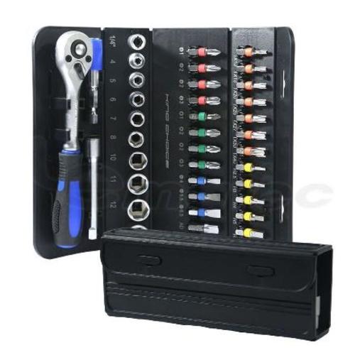 DR Socket & Bit Set 37PCS 1/4 tools - Specification: * Bit Material: S2 * Socket material: CR-V * 1/4