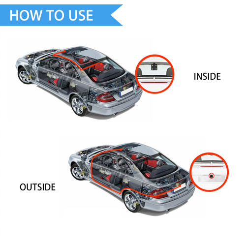 XINLAIDA Mirror and Dash-cam 4.3