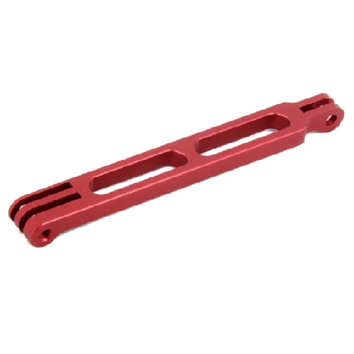 Aluminum CNC Extender Red for Cameras - Material: Aluminum Tooling type: Aluminum profile tooling Surface treatment: Nature or polishing or plating or powder coating or painting.