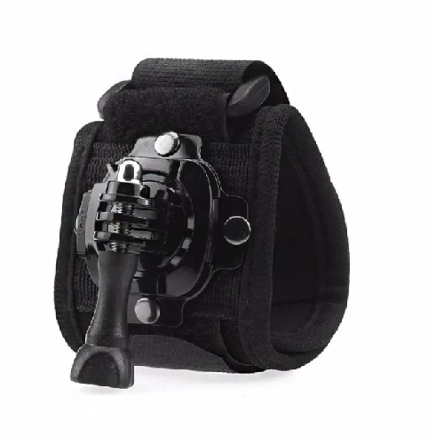 360-Degree Rotation Wrist Style for Cameras - 360 Degree Rotation Wrist Hand Strap Band Holder WITH/Mount for GoPro