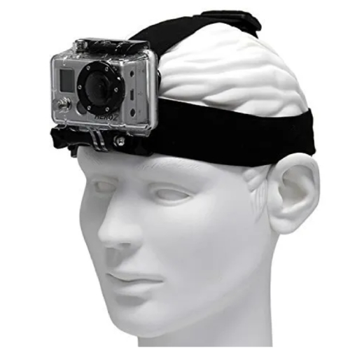 Head Strap Mount for GoPro - Product DescriptionFeatures:Compatible with GoPro, SJCAM, EKEN, Yi & Other Action camerasThe head strap creates hands-free, captures footage from a headlamp-like perspective.Easily adjustable, can Adjustable to fit all sizes.Construction: Elastic straps and plastic mountMakes it easy to capture immersive video and photo footage from your head.Perfect for skiing, mountain biking, motocross, paddle sports, or any activity where you want to get a 