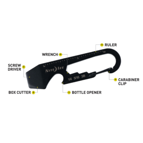 NiteIze DoohicKey® Key Tool - Black