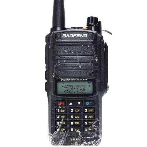 Baofeng UV-9R SUPER Plus - Baofeng portable two-way radio UV-9R SUPER PLUS  -10 WATT  -RANG MORE THEN 10 KM IN OPEN AREA  -BATTERY 4400MAH  -VHF: 136-174 UHF: 400-520  -120 CHANNEL  -WATERPROOF  -IN THE BOX: CHARGER - CLIP - HEADSET