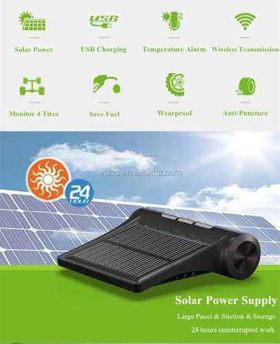 Tire Pressure Monitoring System Wireless Solar TPMS