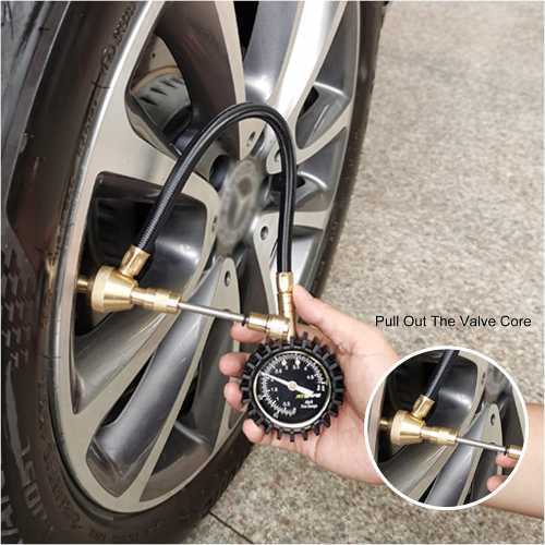 ATsafepro rapid tire deflation device + pressure reader