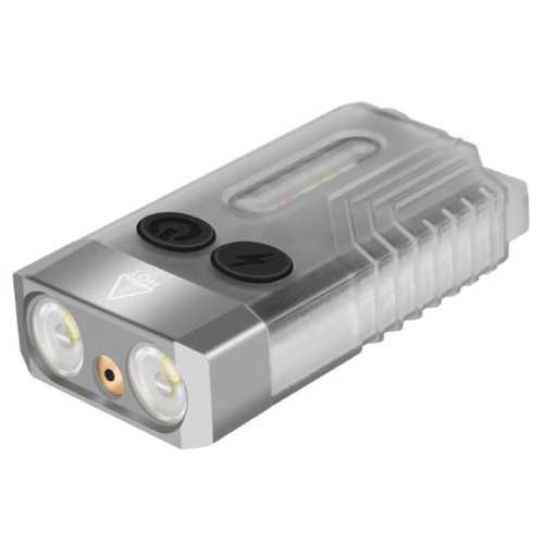 EDC FLASHLIGHT V10 - LASER - EDC FLASHLIGHT V10 - LASER 
 - MAXIMUM OUTPUT: 1000 LUMENS - POWER: 10W
 - BEAM LENGTH: 100 METERS
 - 2 SIDES OF LIGHT - MAIN LIGHT WITH 5 LEVELS OF BRIGHTNESS AND RED LASER LIGHT - SIDE LIGHT WITH 7 MODE: WHITE, WARM, GREEN, RED, BLUE, RED FLASH, RED & BLUE STROBE - 80DB BEEPING ALARM FLASH - BATTERY CAPACITY: 1000mAh - TYPE C CHARGING - MATERIAL: HIGH- QUALITY PC + ALUMINUM ALLOY - IPX4 WATERPROOF - 1 METER DROP PROOF