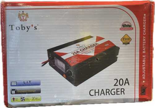 Toby's charger 20A - High quality Toby's charger  20A  Adjustable battery charger  12V  input voltage AC 150v-250v  size 24 x 16.5 x 10.5 cm  Made in China