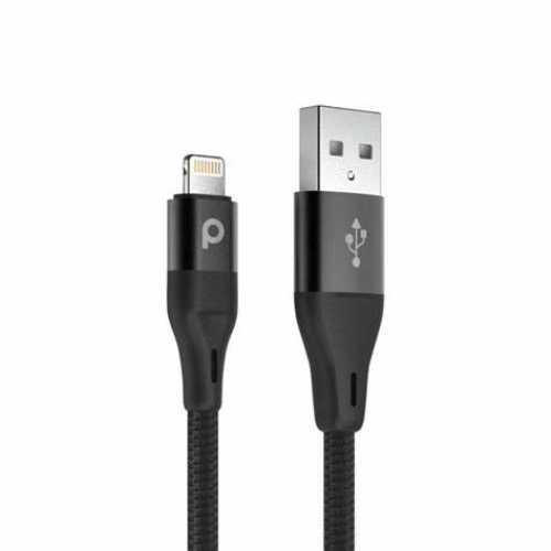 porodo lightning cable black 2.2M - porodo lightning cable black 2.2M