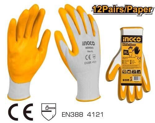 Nitrile gloves XL - Size：XL
Use for oil environment (less oil)worker etc.
Nitrile coated palm, smooth and rough-texture palm finish.
Packed by poly bag