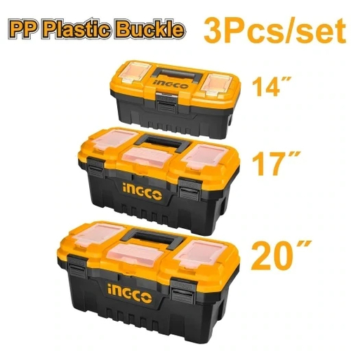 3 Plastic Tool Boxes Set - Description14