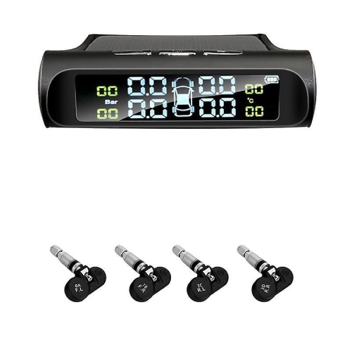 Solar Power Tpms Car Tire Pressure Alarm - Solar Power Tpms Car Tire Pressure Alarm. Specification: Item Height: 26mm Item Length: 75mm Material Type: Plastic Voltage: 5V Item Weight: 0.4kg Special Features: Solar Energy Item Width: 81mm Model Name: K01/K02 Display: Colorful Digital Screen Anti High Temperate and Cold: Support Sensors: Inside or External Sensor Solar Charging: Support TPMS: Tire Pressure Monitoring System High / Low Tire Pressure Alarm: Suppotr High Tire Temperature Alarm: Support Model Number: K01/K02/K07 . Your order will be shipped from abroad so please allow the necessary time of at least 14 work days for delivery due to ongoing delays in postal deliveries globally.