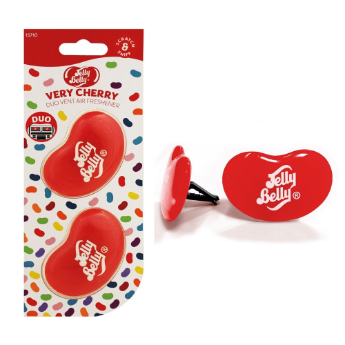 Jelly Belly DUE Hanging Car Air Freshener - Jelly Belly 3D Hanging Car Air Freshener due