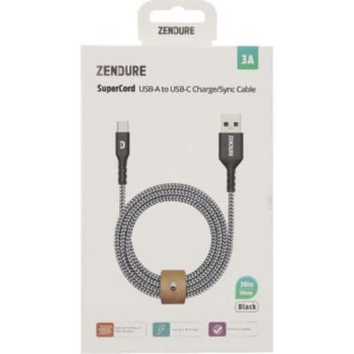 ZENDURE SUPERCORD TYPE C TO USB CABLE (39IN/100CM) - ZENDURE SUPERCORD TYPE C TO USB CABLE (39IN/100CM)