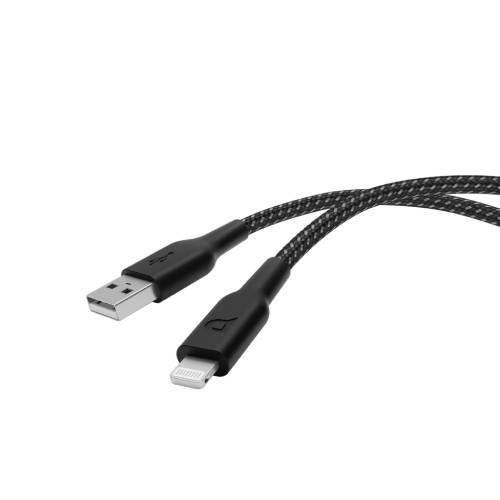 POWEROLOGY USB-A TO LIGHTNING BRAIDED CABLE (1.2M/4FT) - POWEROLOGY USB-A TO LIGHTNING BRAIDED CABLE (1.2M/4FT)