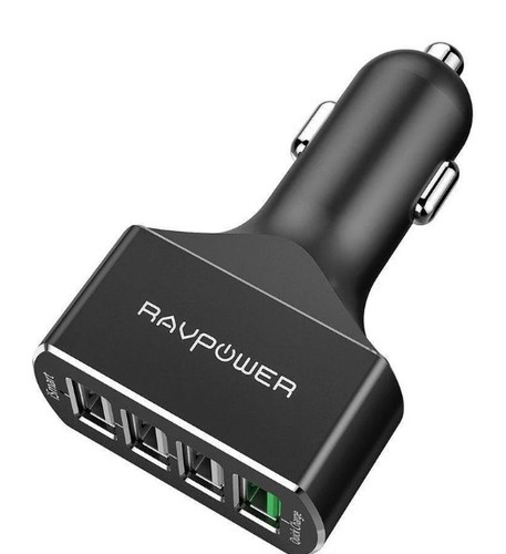 RAVPOWER 4 PORTS USB CAR CHARGER - RAVPOWER 4 PORTS USB CAR CHARGER