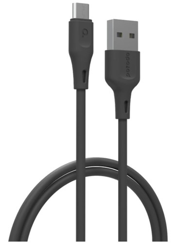 Porodo USB Cable Micro-USB Connector Durable Fast Charge Data Cable (2M 2.4A) - Porodo USB Cable Micro-USB Connector Durable Fast Charge Data Cable (2M 2.4A)