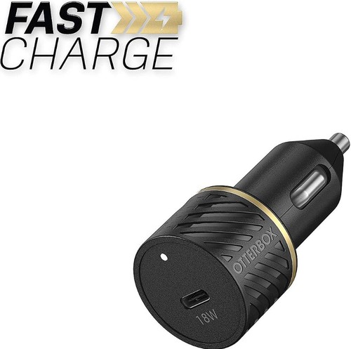 OTTER CAR CHARGER (FAST CHARGE) (30W) - OtterBox Car Charger 30W – USB-C 18W + USB-A 12W USB-PD