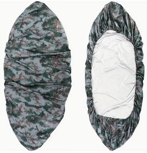 Kayak Water Proof Cover - Kayak Cover, 4.5m/14.8ft Waterproof UV Protection Canoe Dust Cover For 3.6-4m/11.8-13.1ft Kayak Boat Indoor/Outdoor Storage (Camouflage)