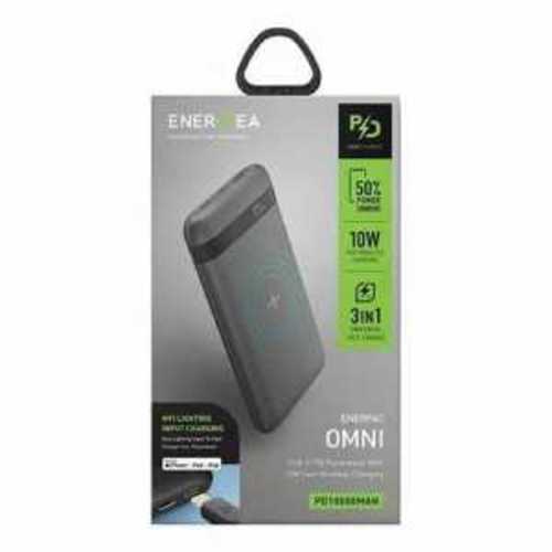 Energea EnerPac Omni USB-C PD Fast Wireless Powerbank 10000mAh