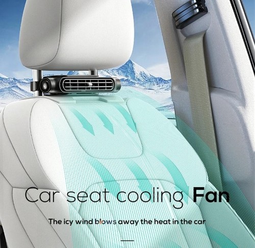 Portable Car Seat Cooling Twin Fan (USB)