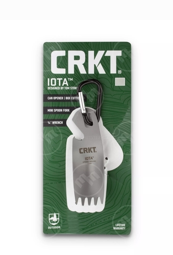 CRKT IOTA - Can opener 
 Mini spoon 
 1/4 inch wrench