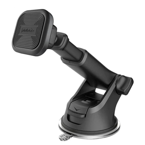 Porodo Aluminum Magnetic Car Mount Extendable 360 Rotate - Four powerful n45 4x12mm magnets help support all mobile devices, reliable high quality adhesive and rotating joints and screw free auto lock movement.