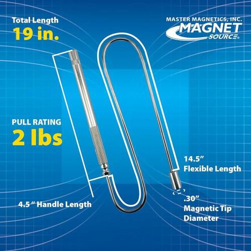 MAGNETS 19 BENDABLE RETRIEVING MAGNET