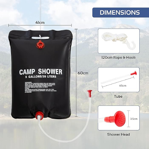 Camp shower pictet - fino 20L
