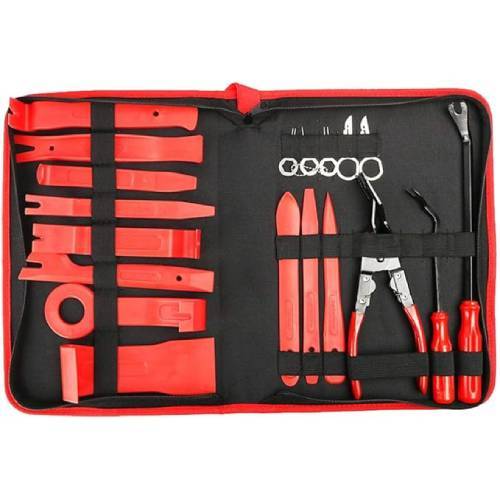 19pcs/set Car Disassembly Tools Interior Installation - Product DescriptionWhen you use this tool kit, without having to look for other tools, you can run a small repair.driver
Package: Box
Application: Car Repair Tool
Size: 15CM
tool box set: hand tools
tool set: set of tools for car
car tools: tool for car repair
hand tools set box: auto-tools
car tools for auto repair: car repair tool
tools for cars: set of keys for car repair