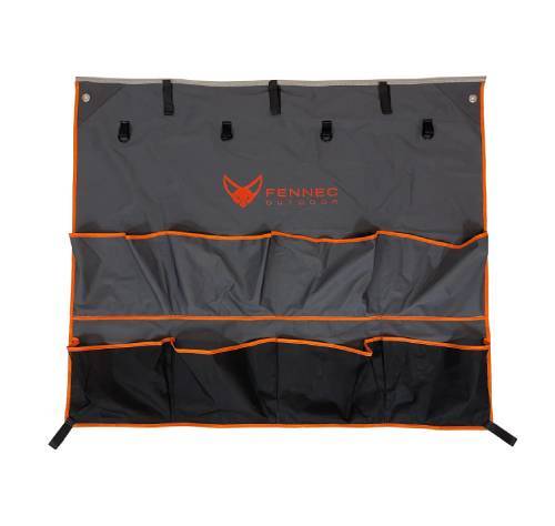 FENNEC POCKETS - Storage pockets are very useful while camping. You can store your equipment close to you and easily accessible while camping 
   Simply hang it on your side umbrella (compatible with most side umbrellas) 
 Measurement: Length 100cm * Width 115cm