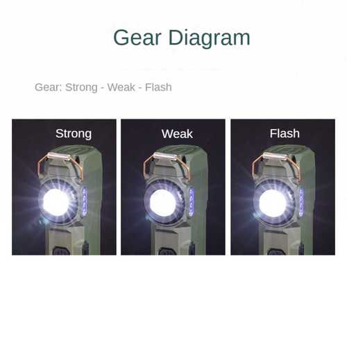 ARC ignition portable lamp - green color