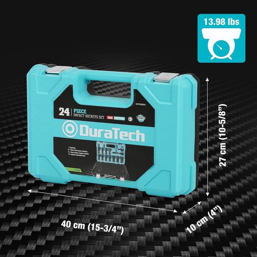 DURATECH 24-Piece Impact Socket Set
