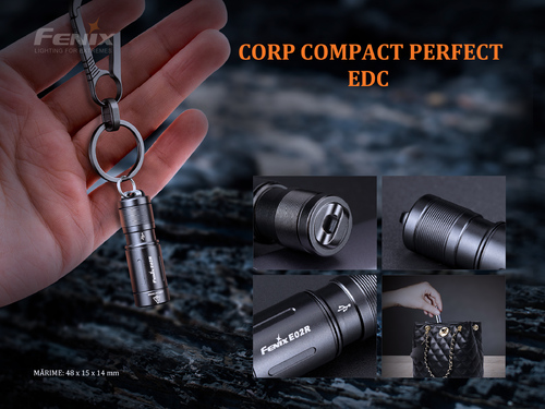Fenix E02R LED Keychain Torch