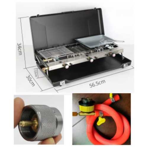 Camping Grill Multi-function Stainless Steel