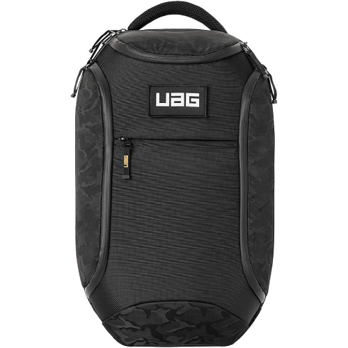 UAG Standard Issue 24-Liter BackPack - The Standard Issue 24-liter backpack is fully loaded with room for your gear and then some. With backpacking backpack details like multiple compartments at different easy access points, chest strap, and ergonomic design. Grab all your basics and explore more. Well suited for the weekend warrior and the constant traveler.

Sturdy stand alone clamshell body, ergonomic molded padding for maximum comfort, & comfortable foam-grip carrying handle

Weather resistant materials, dedicated side laptop access and storage (16” compatible), & pass-through strap to securely attach to rolling luggage

Roomy interior with multi-organization dividers, multiple compartments and pockets, & fleece-lined top-loading tech locker