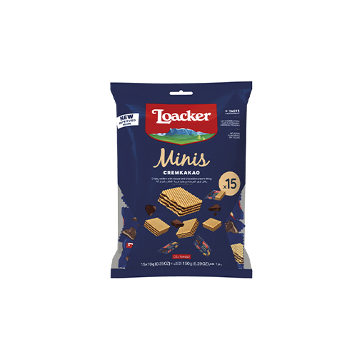 Loacker Mini Cocoa 7*150gm - unit : bag Tensile : 1