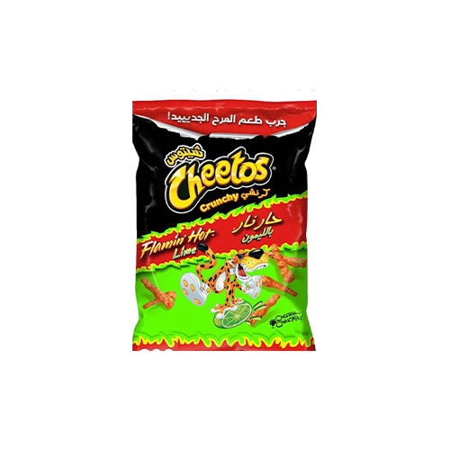 Cheetos crunchy hot fire lemon 26g - unit : bagTensile : 16