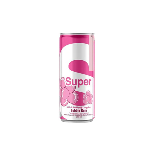 Super drink bubble gum flavor 250 ml - unit : pic