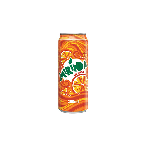 Mirinda soft drink can 250 ml - unit : pic