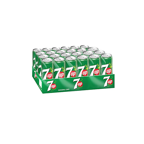 7up soft drink cans 250 ml - unit : carton Tensile : 30