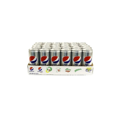 Pepsi soft drink cans 250 ml - unit : carton Tensile : 30