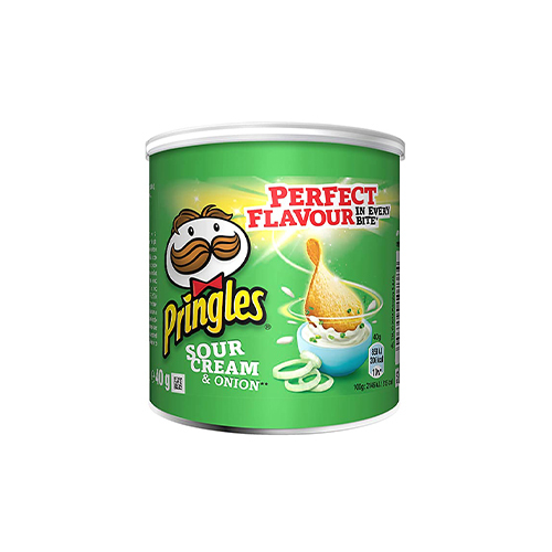 Pringles mini  sour cream &onion  40g - unit : pic