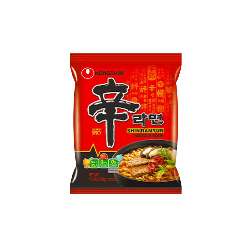 Indomie korean oriental noodles red bag 120g - unit : pic