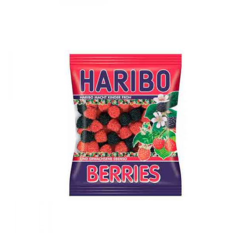 Haribo jelly candy raspberry 175g - Unit :  box