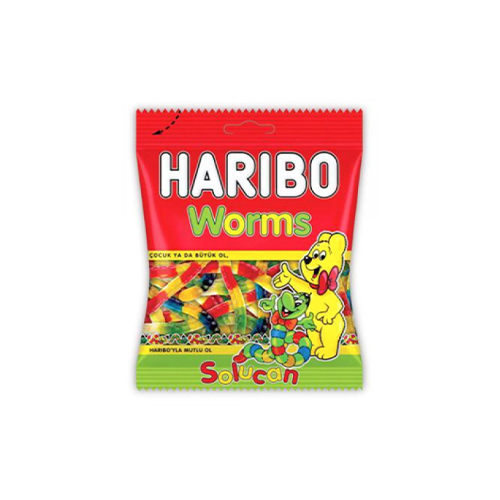 Haribo Worms Jelly Candy 160g - Unit : pic