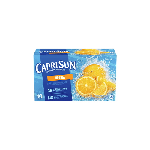 Capri sun orange drink 200 ml - Unit : pakt Tensile : 10