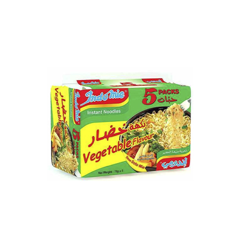 Indomie vegetable flavor bag 5 pieces * 77 g - Unit : 5 PIC