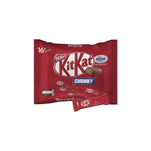 Kit Kat Chunky Mini Bag 16 Pieces 250g - Unit : bag